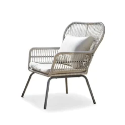 Norfolk Leisure Elland Bistro Set - Grey/Beige -CHARA Garden Shop roma bistro set with table roseland furniturre 4 jpg