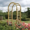 Rowlinson Wooden Round Top Arch 2 Rowlinson Wooden Round Top Arch -CHARA Garden Shop rowlinson s round top arch 688 p jpg