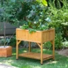 Raised Bed Planter (FSC 100%) -CHARA Garden Shop rp6001n raised planter natural 1 jpg