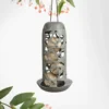 Singing Friend TARA Grey 100% Recycled Feeder With Glass Bottle -CHARA Garden Shop tara suet balls website jpg