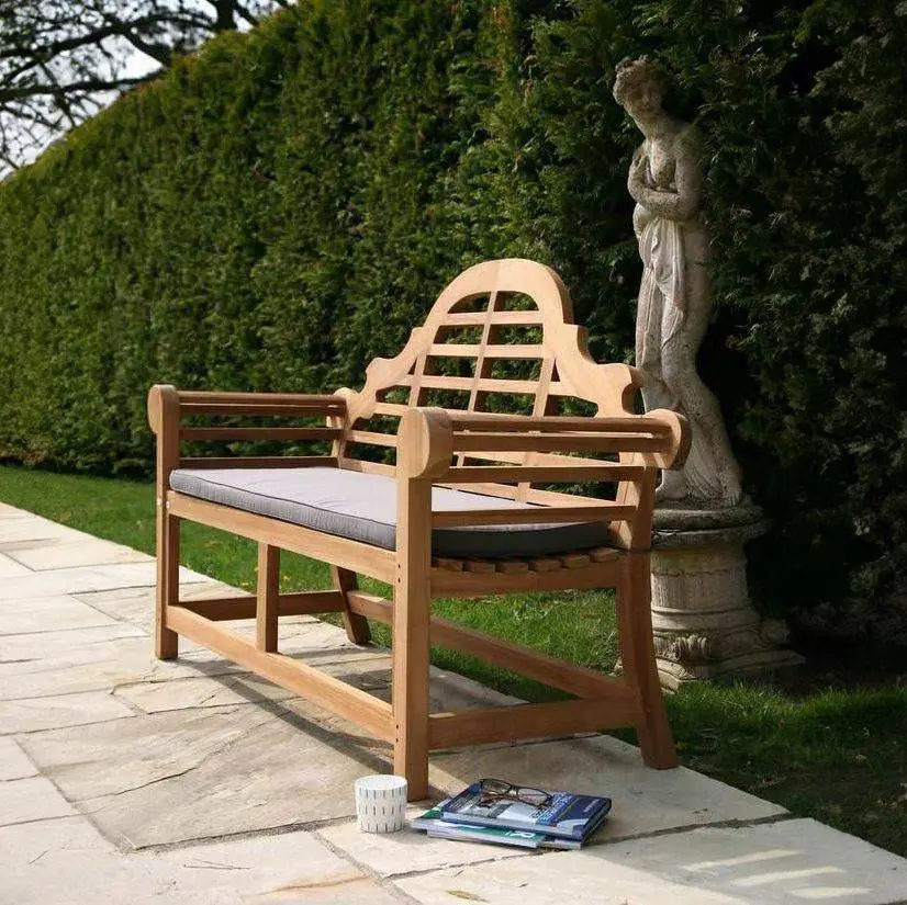 Lutyens Teak Garden Bench 3 Lutyens Teak Garden Bench