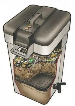 The Deluxe Original Wormery Composter Kit (including Stand) -CHARA Garden Shop the original wormery 5 1 1 1 jpg