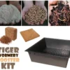 Tiger Wormery Booster Kit (Black) 1 Tiger Wormery Booster Kit (Black) -CHARA Garden Shop tiger wormery booster kit 1 1 jpg