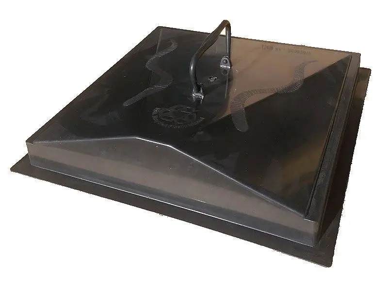 Tiger Wormery Lid In Black 3 Tiger Wormery Lid In Black