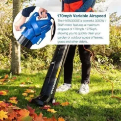 Hyundai Leaf Blower/Vacuum, 12m Cable 45L Bag | HYBV3000E -CHARA Garden Shop tt bf hx 56589 jpg