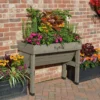 WallHugger Small - Grey Wash (FSC 100%) -CHARA Garden Shop vegtrug vegetable herb and flower planter jpg