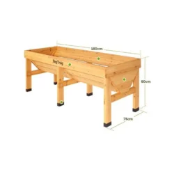 VegTrug Medium Raised Bed - Natural (FSC 100%) -CHARA Garden Shop vt vtnmd0367 1 jpg