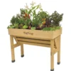 VegTrug WallHugger Small - Natural (FSC 100%) -CHARA Garden Shop wallhugger 1m planted jpg