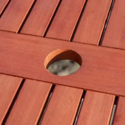 Rowlinson Willington Rectangular Hardwood Dining Table -CHARA Garden Shop wilrec150 willington rect table 03 jpg