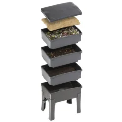 Tumbleweed Worm Cafe - 3 Tier -CHARA Garden Shop worm cafe exploded view 45851 jpg